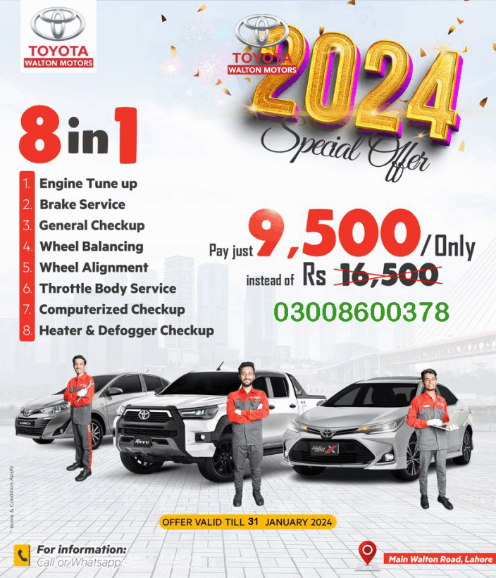 Toyota Walton Special Offer New Year
